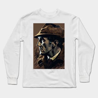 Sherlock Holmes Rathbone Long Sleeve T-Shirt